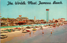 Florida Daytona Beach Scene On The World's Most Famous Beach - Daytona