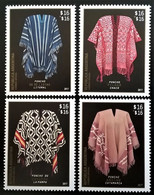 Argentina 2017 Ponchos Typical Clothes Complete Set MNH High Value - Neufs