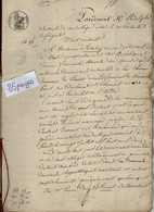 VP18.673 - VERSAILLES - Acte De 1831 - Entre Mrs MARTIN Ancien Fabricant De Bas à PARIS & PREVOT Cultivateur à PLAISIR - Manuscrits