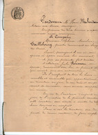 VP18.675 - ORMES - Acte De 1904 - Donation Par Mr TAILLEBOURG Peintre à Mme ROUSSEAU Son épouse - Manuscrits