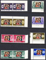 GB 25th Silver Wedding Anniv. 1972 Assorted, Mint No Hinge, Sc# ,SG - Sonstige & Ohne Zuordnung