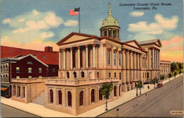 Pennsylvania Lancaster County Court House Curteich - Lancaster