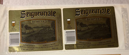 ÉTIQUETTES DE BIÈRE DU QUÉBEC - LA BRASSERIE SEIGNEURIALE , BOUCHERVILLE - RÉSERVE - - Posters