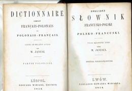 Dictionnaire Franco-polonais De 1854 Edouard Winiarz Editeur - Dictionaries