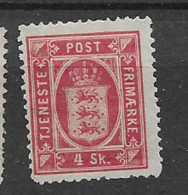1871 MH Danmark Dienst Mi 2A - Officials