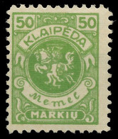 MEMEL 1923 Nr 145 Ungebraucht X416586 - Memel