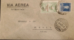 P) 1931 ARGENTINA, FIRST FLIGHT SHIPPER TO SWITZERLAND, COMMEMORATION REVOLUTION STAMPS, AIRMAIL, XF - Andere & Zonder Classificatie