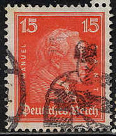 Allemagne Poste Obl Yv:383 Mi:391 Emmanuel Kant (Belle Obl.mécanique) - Usati