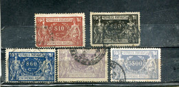 Portugal 1920-21 Yt 4 7-8 11 16 - Gebraucht