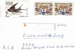 Madagascar Bird, Birds, FAO, Circulated Cover - Swallows
