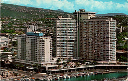 Hawaii Honolulu Ilikai Hotel Overlooking Waikiki And Yacht Harbor 1973 - Honolulu