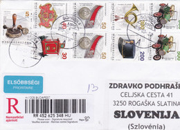 Postal History Cover; Budapest - Rogaska Slatina, Priority Letter - Lettres & Documents