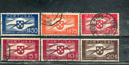 Portugal 1937-41 Yt 1-3 6-7 9 Série Courante - Used Stamps