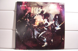 KISS  - ALIVE   - 2 X DISQUES  33 Tours  - ( Année 1975 ) - - Hard Rock En Metal