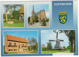 Doetinchem - (Gelderland, Nederland)  - Nr. DOE 4 - O.a. Molen, Kerk, Waterput - Doetinchem