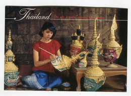 C.P °_ Thaïlande-Arts And Crafts-Painting Khon Masks ° NEUVE - Thaïlande