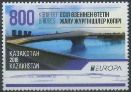 Kazakhstan 2018 Europa CEPT, Architecture, Bridges MNH** - 2018