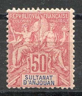 ANJOUAN -- N° 11 * NEUF Ch. Cote 50 € - Unused Stamps