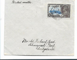 Sie016 / SIERRA LEONE - KG V Jubilee 1935per Drucksache In Die Schweiz (Schinznach) - Sierra Leone (...-1960)