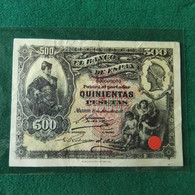 SPAGNA 500 Pesetas 1907 COPY - 100 Pesetas