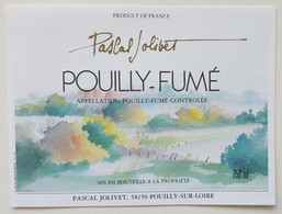 Etiquette De Vin -Thème : Illustrateur - POUILLY-FUME - Pascal Jolivet à Pouilly-sur-Loire - Imp. Clos Du Moulin /ET5 - Verzamelingen, Voorwerpen En Reeksen