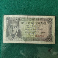 SPAGNA 5 PESETAS 1943 - 100 Peseten