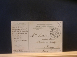 96/942  CP FINLANDE 1907   POUR LA FRANCE - Covers & Documents