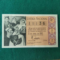 SPAGNA LOTERIA NACIONAL 1960 - Other & Unclassified