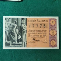 SPAGNA LOTERIA NACIONAL 1960 - Other & Unclassified