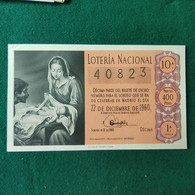 SPAGNA LOTERIA NACIONAL 1960 - Autres & Non Classés