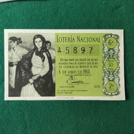 SPAGNA LOTERIA NACIONAL 1960 - Autres & Non Classés