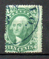 Col24 états Unis D'Amérique N° 7 Oblitéré Used Cote : 275,00 € - Used Stamps