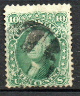 Col24 états Unis D'Amérique N° 22 Oblitéré Used Cote : 50,00 € - Used Stamps