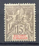 ANJOUAN -- N° 15 ** NEUF LUXE Cote 80 € - MNH - Unused Stamps