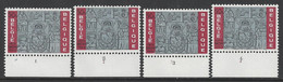 Belgique - 1963 - COB 1271 ** (MNH) - Numéros De Planche 1 à 4 - 1961-1970