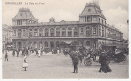 Carte Postale Ancienne (CPA): BRUXELLES: La Gare Du Nord - Trasporto Pubblico Stradale