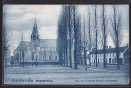 Scheldewindeke.   Dorpsplaats - Oosterzele