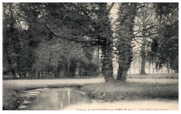 28 Chateau De MONTIGNY-sur-AVRE - Une Vue Dans Le Parc - Montigny-sur-Avre