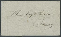 BAYERN 1841, Fuhrmannsbrief Aus HAFNERZELL Nach Tittmoning, Pracht - [1] Prephilately