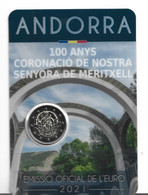 ANDORRA EUROS  2021 2,00€ 10 MONEDAS CONMEMORATIVAS 100 AÑOS CORONACIÓN DE NUESTRA SEÑORA DE MERITXELL. TIRADA 70.000 U. - Andorra