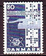 1965. Denmark. Centenary Of International Telecommunications Union. Used. Mi. Nr. 431 - Usati