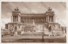 CARTOLINA  ROMA,LAZIO,MONUMENTO VITTORIO EMANUELE,CULTURA,STORIA,RELIGIONE,IMPERO ROMANO,BELLA ITALIA,NON VIAGGIATA - Cafés, Hôtels & Restaurants