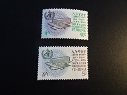 K49413 -  Set MNh Ethiopia 1966 - SC. 468-469 - WHO - Ethiopia