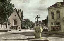 Nederland, WAGENINGEN, Aula Landbouwhogeschool Capitulatiebeeld (1950s) Ansichtkaart - Wageningen