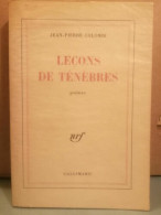 Jean-Pierre Colombi: Leçons De Ténèbres/ Gallimard Nrf, 1980 - Autres