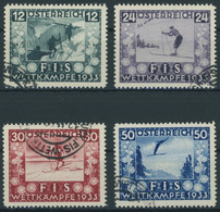 ÖSTERREICH 1918-1938 551-54 O, 1933, FIS I, Sonderstempel, Prachtsatz - Other & Unclassified