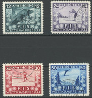 ÖSTERREICH 1918-1938 551-54 O, 1933, FIS I, Prachtsatz - Other & Unclassified