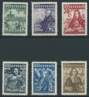 ÖSTERREICH 1918-1938 557-62 **, 1933, Katholikentag, Postfrischer Prachtsatz, Mi. 440.- - Other & Unclassified