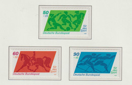 Germany 1980 Olympic Games In Moscow 3 Stamps MNH/** (H75) - Summer 1980: Moscow