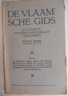 DE VLAAMSCHE GIDS Jaargang XI Nr 2 - 1922 Vlaanderen Loveling Oorlog Koloniale Letterkunde Stikgassen Sabbe Adelstand - Histoire